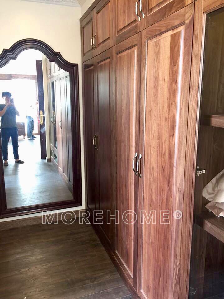  Tủ áo gỗ óc chó sang trọng